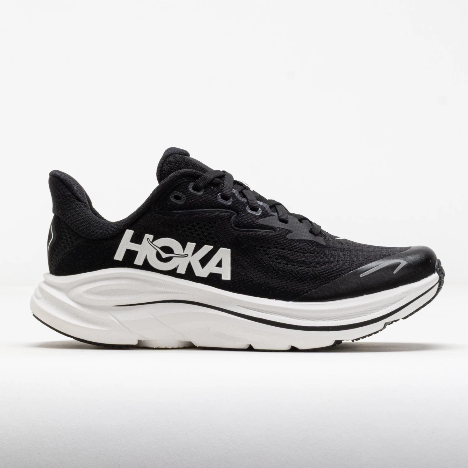 HOKA Clifton 10 Junior Black/White 1 HOKA Clifton 10 Junior Black/White