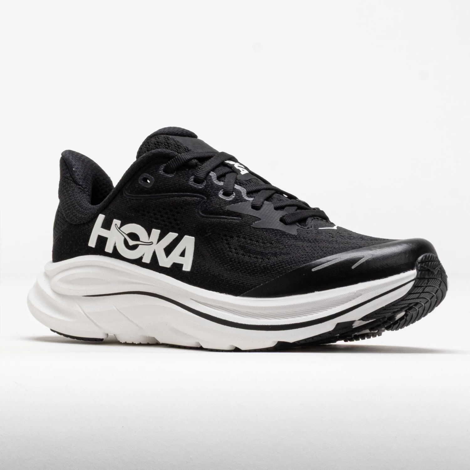 HOKA Clifton 10 Junior Black/White 5 HOKA Clifton 10 Junior Black/White - Image 5