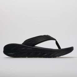HOKA Ora Recovery Flip Men's Black/Dark Gull Gray