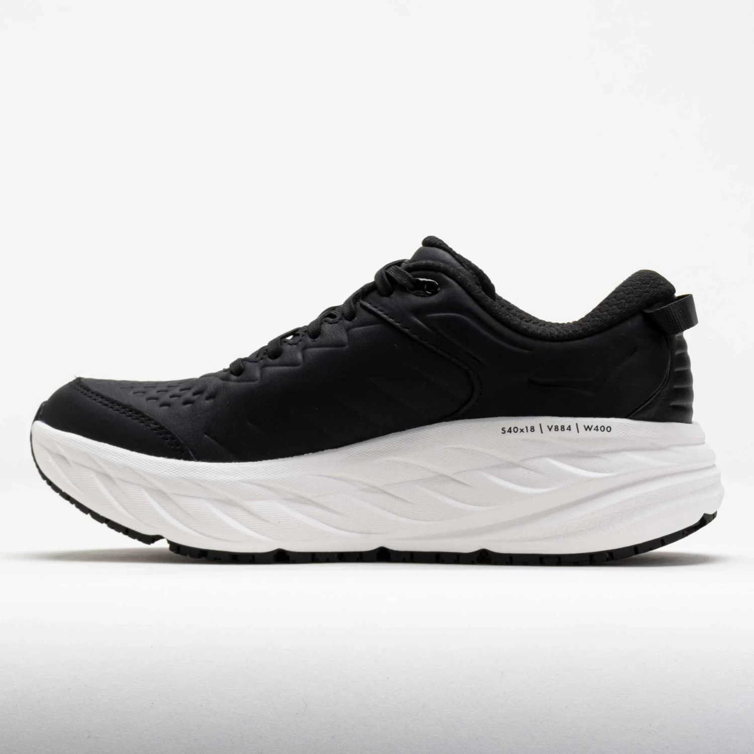 HOKA Bondi SR Men's Carbon Black/White 2 HOKA Bondi SR Men's Carbon Black/White - Image 2