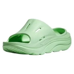 Hoka Unisex Ora Recovery Slide 3 - Lime Glow/Lime Glow - Regular (D) -Hoka LIGLLIGL D4