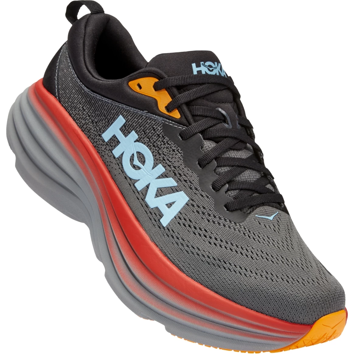 Hoka Bondi 8 Running Shoes Men - Anthracite / Castlerock 1 Hoka Bondi 8 Running Shoes Men - Anthracite / Castlerock
