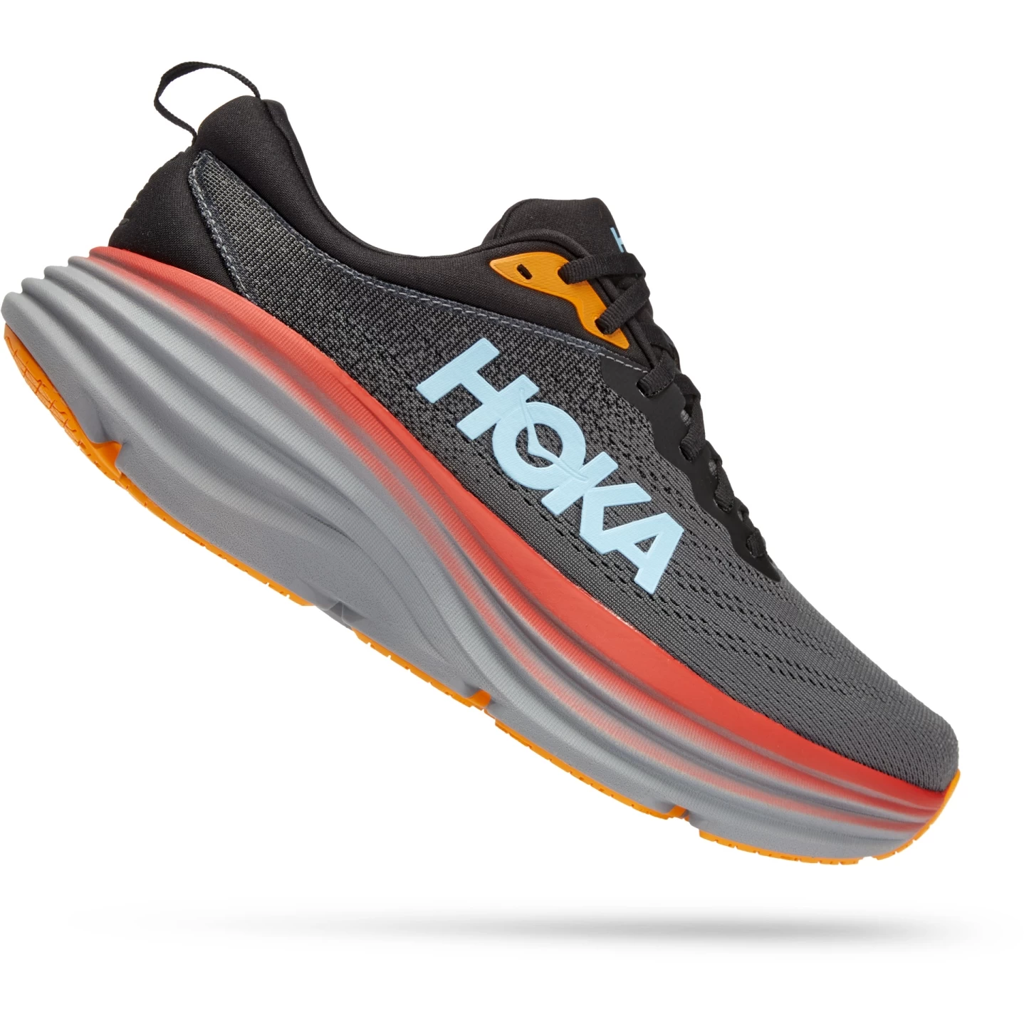 Hoka Bondi 8 Running Shoes Men - Anthracite / Castlerock 3 Hoka Bondi 8 Running Shoes Men - Anthracite / Castlerock - Image 3