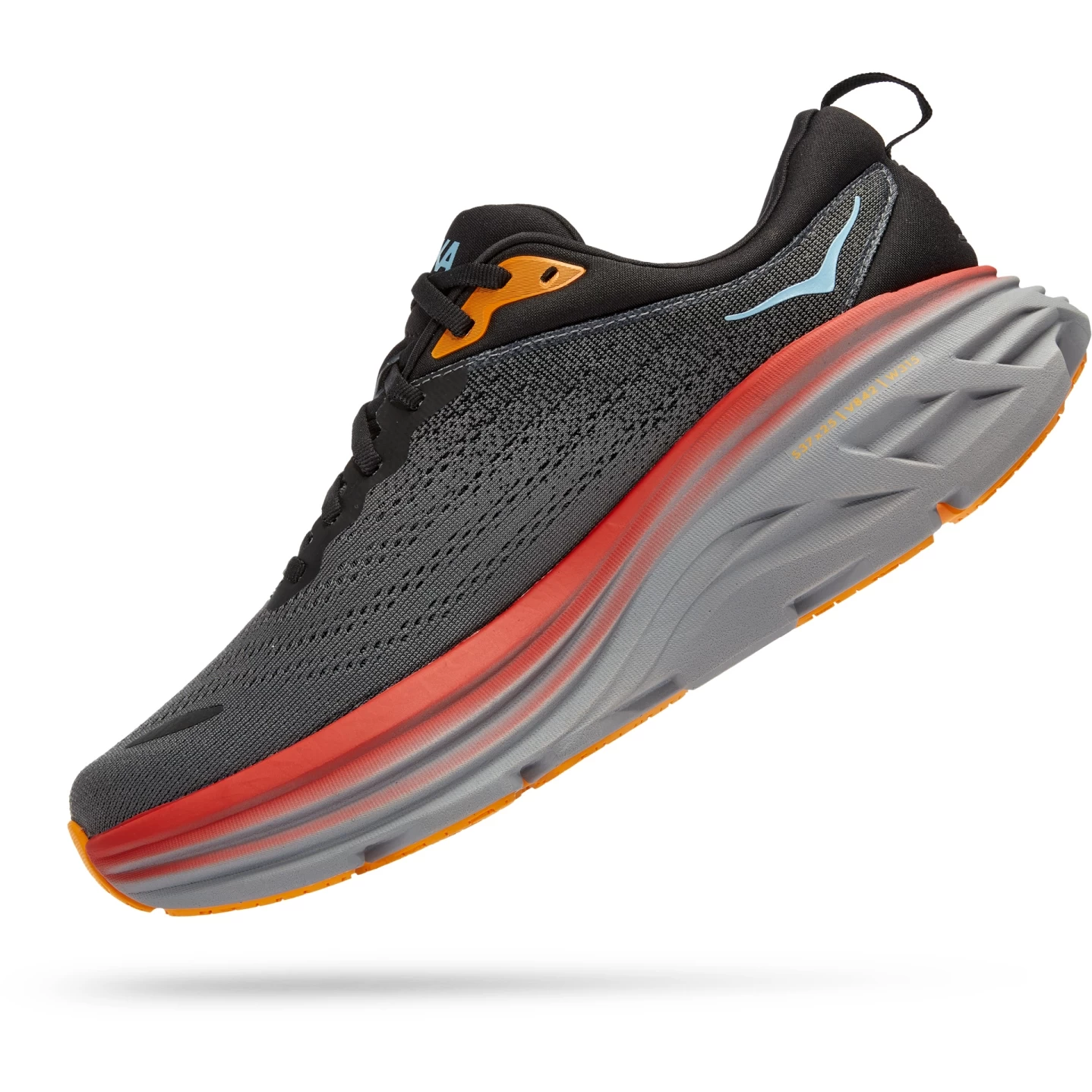 Hoka Bondi 8 Running Shoes Men - Anthracite / Castlerock 4 Hoka Bondi 8 Running Shoes Men - Anthracite / Castlerock - Image 4