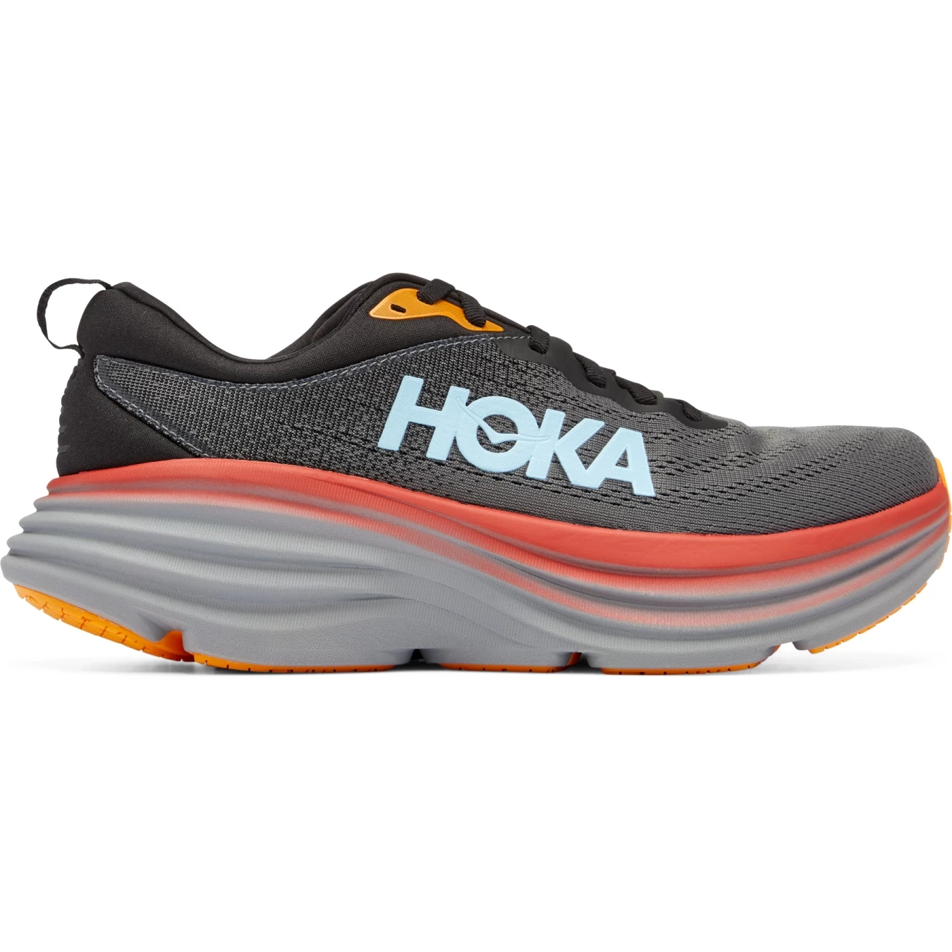 Hoka Bondi 8 Running Shoes Men - Anthracite / Castlerock 5 Hoka Bondi 8 Running Shoes Men - Anthracite / Castlerock - Image 5
