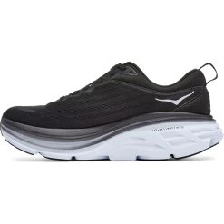 Hoka Bondi 8 Running Shoes Men - Black / White -Hoka hoka bondi 8 running shoes black white 1 1239643 1