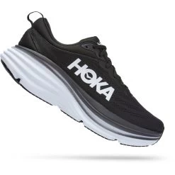 Hoka Bondi 8 Running Shoes Men - Black / White -Hoka hoka bondi 8 running shoes black white 3 1239645 1