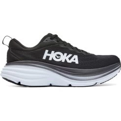 Hoka Bondi 8 Running Shoes Men - Black / White -Hoka hoka bondi 8 running shoes black white 8 1239642 1