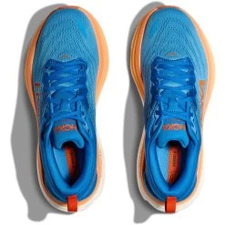 Hoka Bondi 8 Running Shoes Men - Coastal Sky / Vibrant Orange -Hoka hoka bondi 8 running shoes coastal sky vibrant orange 4 1364191
