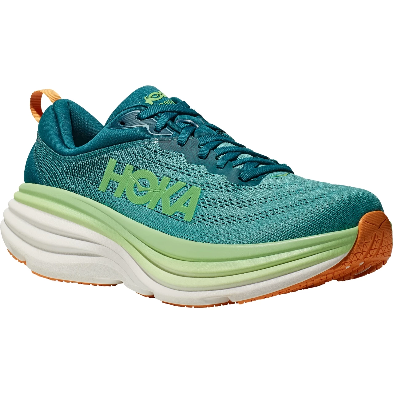 Hoka Bondi 8 Running Shoes Men - Deep Lagoon / Ocean Mist 1 Hoka Bondi 8 Running Shoes Men - Deep Lagoon / Ocean Mist