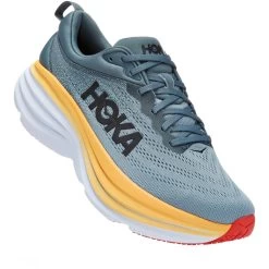Hoka Bondi 8 X-Wide Running Shoes - Goblin Blue / Mountain Spring