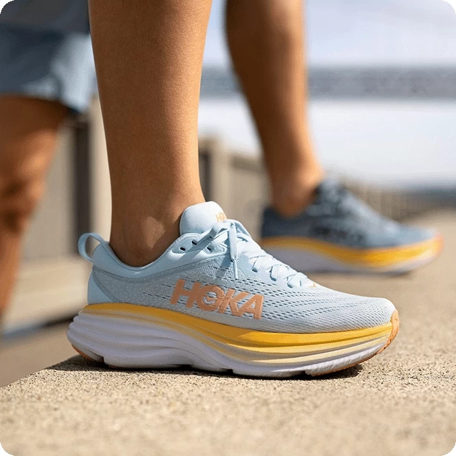 Hoka Bondi 8 Wide Running Shoes Women - Summer Song / Country Air 10 Hoka Bondi 8 Wide Running Shoes Women - Summer Song / Country Air - Image 10