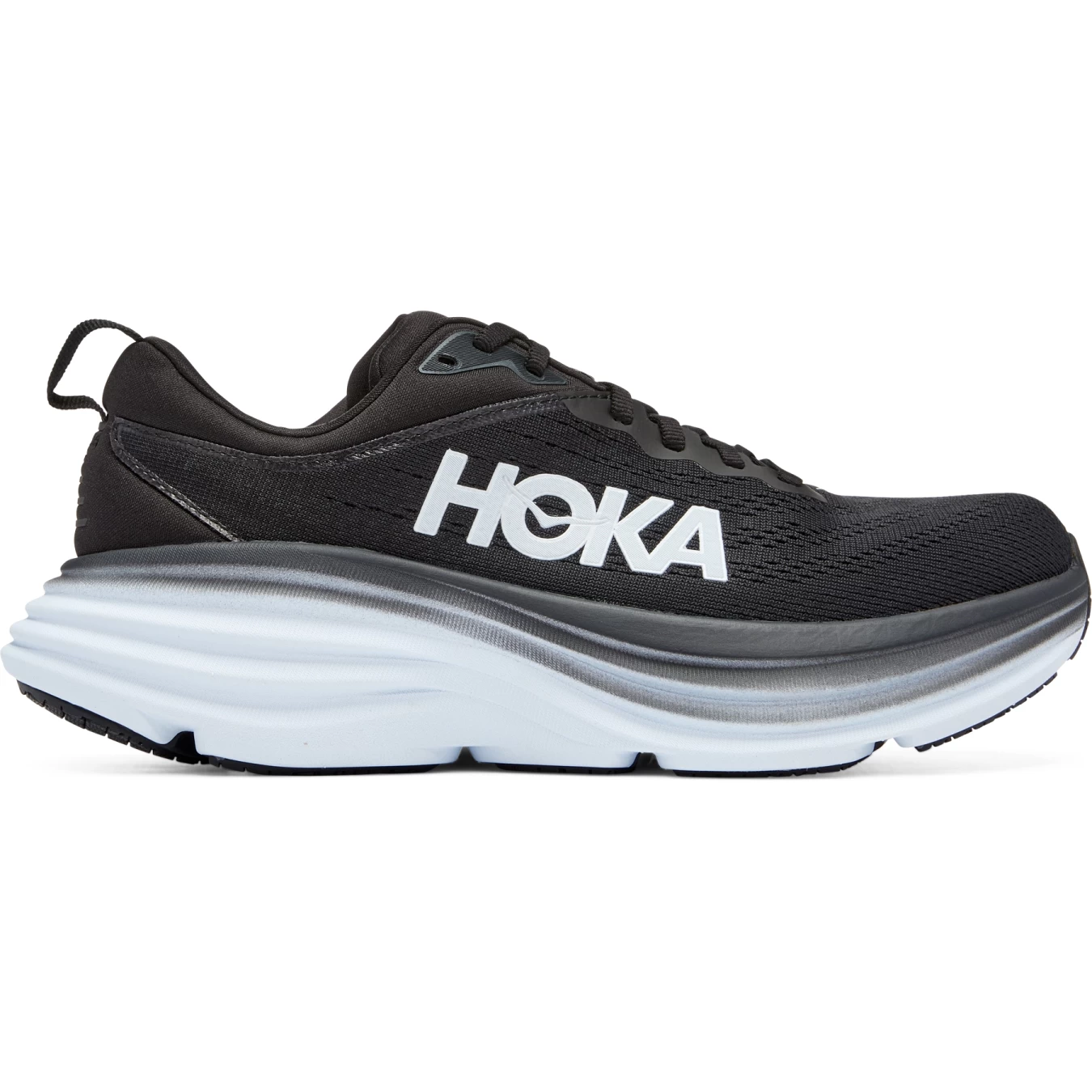 Hoka Bondi 8 Running Shoes Women - Black / White 5 Hoka Bondi 8 Running Shoes Women - Black / White - Image 5