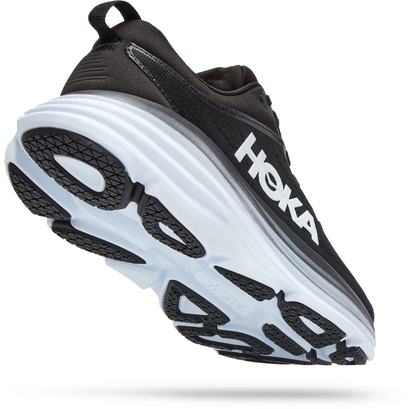 Hoka Bondi 8 Wide Running Shoes Women - Black / White 3 Hoka Bondi 8 Wide Running Shoes Women - Black / White - Image 3
