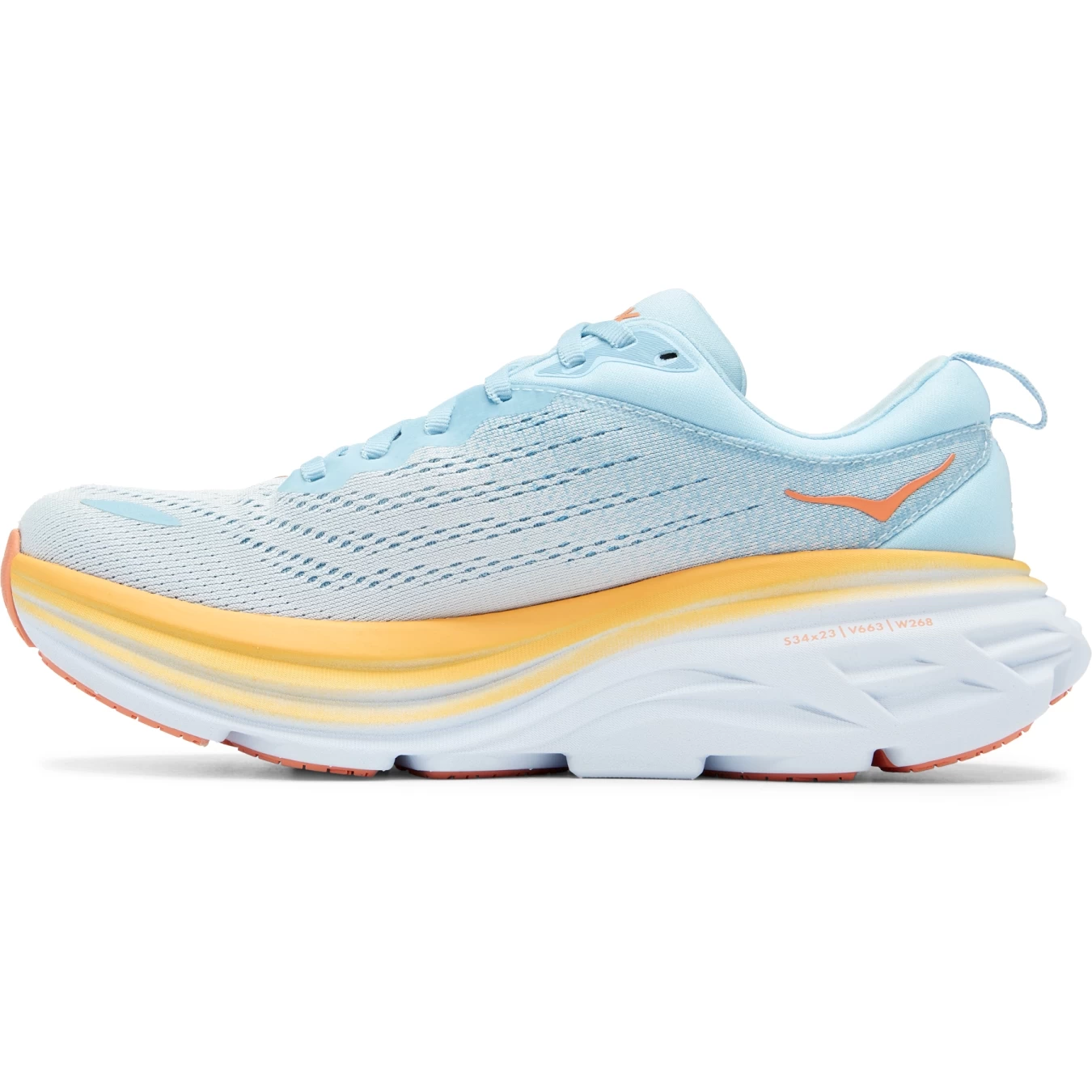 Hoka Bondi 8 Wide Running Shoes Women - Summer Song / Country Air 6 Hoka Bondi 8 Wide Running Shoes Women - Summer Song / Country Air - Image 6
