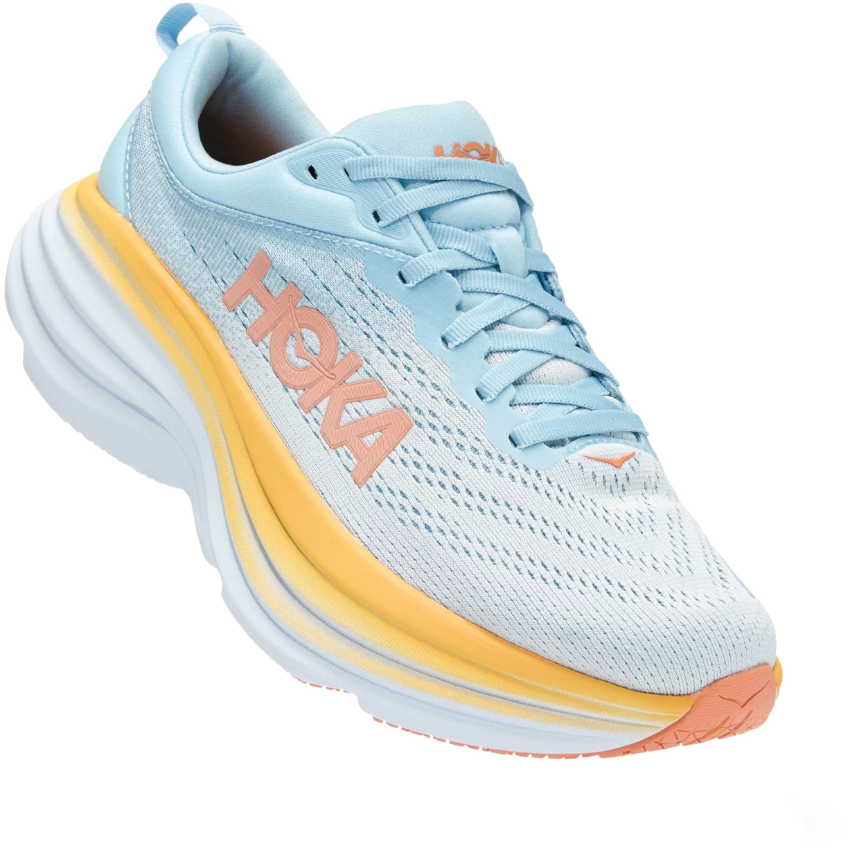 Hoka Bondi 8 Wide Running Shoes Women - Summer Song / Country Air 1 Hoka Bondi 8 Wide Running Shoes Women - Summer Song / Country Air