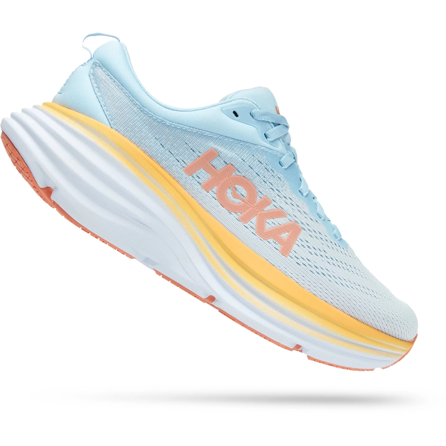 Hoka Bondi 8 Wide Running Shoes Women - Summer Song / Country Air 3 Hoka Bondi 8 Wide Running Shoes Women - Summer Song / Country Air - Image 3