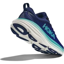 Hoka Bondi 8 Running Shoes Women - Bellwether Blue / Evening Sky -Hoka hoka bondi 8 womens running shoes bellwether blue evening sky 5 1502137