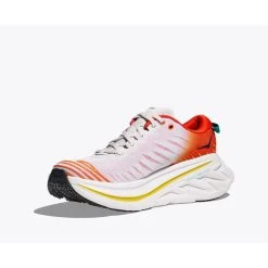 Hoka Bondi X Running Shoes - Blanc De Blanc / Flame -Hoka hoka bondi x running shoes blanc de blanc flame 6 1460244