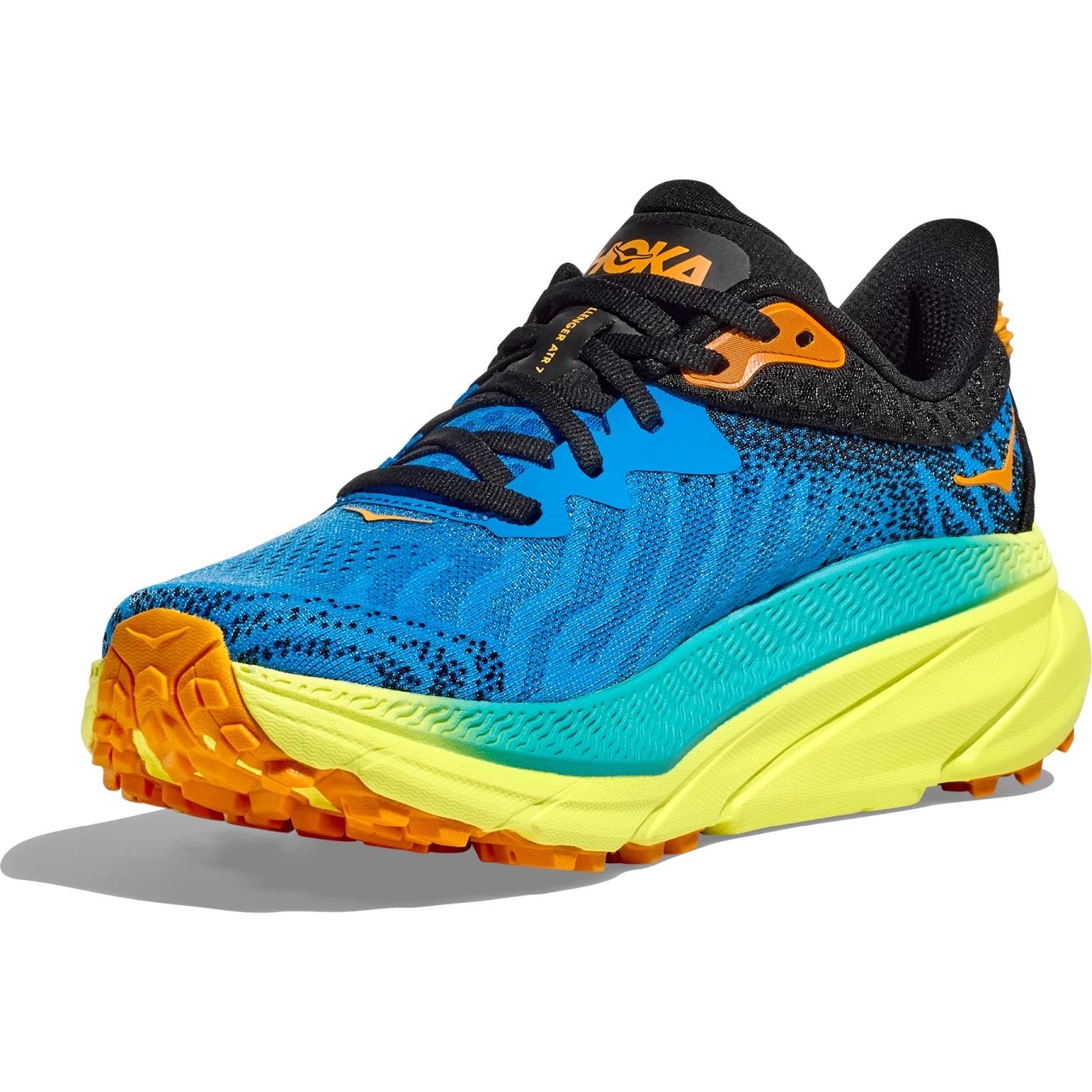 Hoka Challenger 7 Running Shoes Men - Diva Blue / Evening Primrose 2 Hoka Challenger 7 Running Shoes Men - Diva Blue / Evening Primrose - Image 2