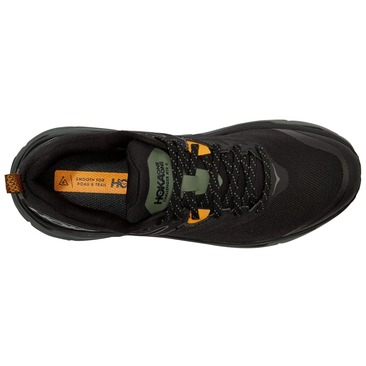 Hoka Challenger 6 Running Shoes - Black / Thyme 5 Hoka Challenger 6 Running Shoes - Black / Thyme - Image 5