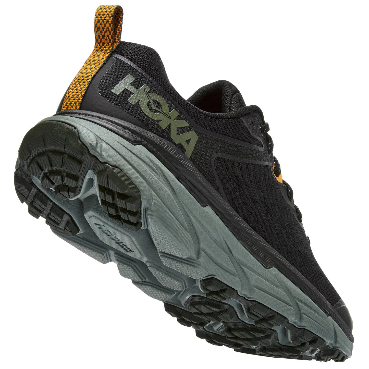 Hoka Challenger 6 Running Shoes - Black / Thyme 2 Hoka Challenger 6 Running Shoes - Black / Thyme - Image 2