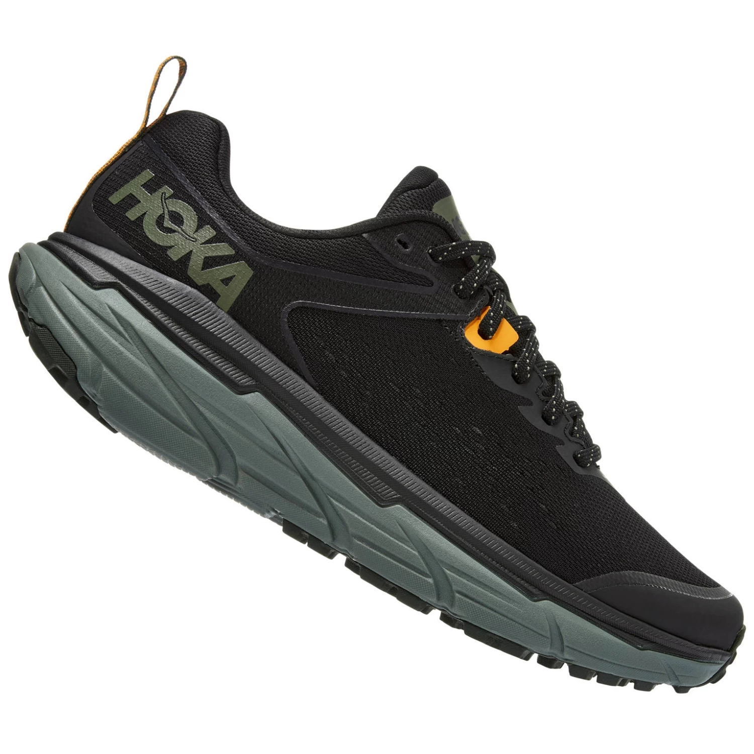 Hoka Challenger 6 Running Shoes - Black / Thyme 3 Hoka Challenger 6 Running Shoes - Black / Thyme - Image 3