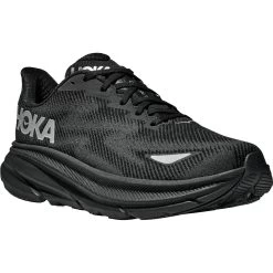 Hoka Clifton 9 GTX Running Shoes - Black / Black