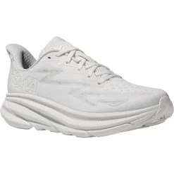 Hoka Clifton 9 Running Shoes Men - White / White