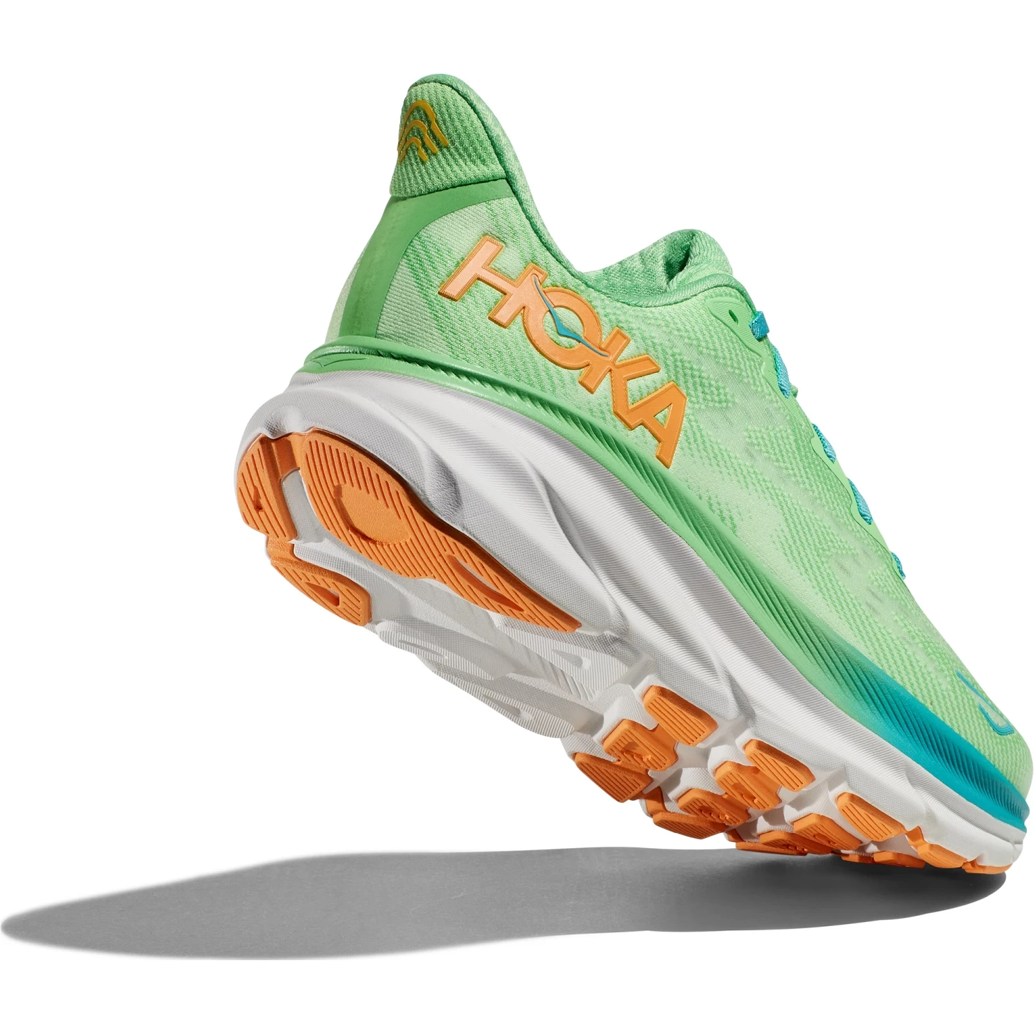 Hoka Clifton 9 Running Shoes Men - Zest / Lime Glow 5 Hoka Clifton 9 Running Shoes Men - Zest / Lime Glow - Image 5