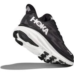 Hoka Clifton 9 Wide Running Shoes Women - Black / White 11 Hoka Clifton 9 Wide Running Shoes Women - Black / White -Hoka hoka clifton 9 women s running shoes black white 1 1377071 1