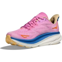 Hoka Clifton 9 Wide Running Shoes Women - Cyclamen / Sweet Lilac -Hoka hoka clifton 9 women s running shoes cyclamen sweet lilac 1 1377041