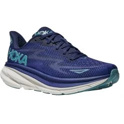 Hoka Clifton 9 Running Shoes Women - Bellwether Blue / Evening Sky