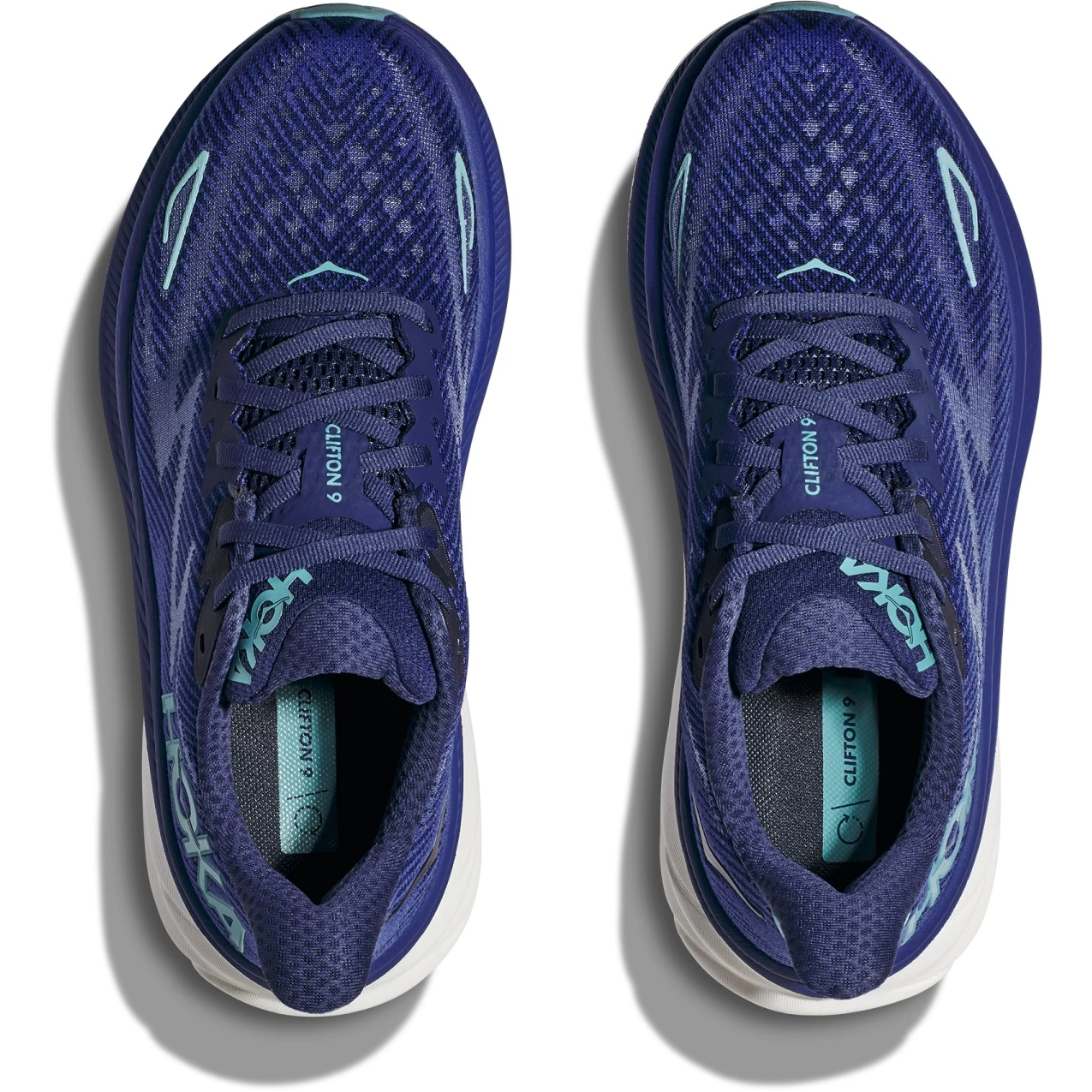 Hoka Clifton 9 Running Shoes Women - Bellwether Blue / Evening Sky 7 Hoka Clifton 9 Running Shoes Women - Bellwether Blue / Evening Sky - Image 7