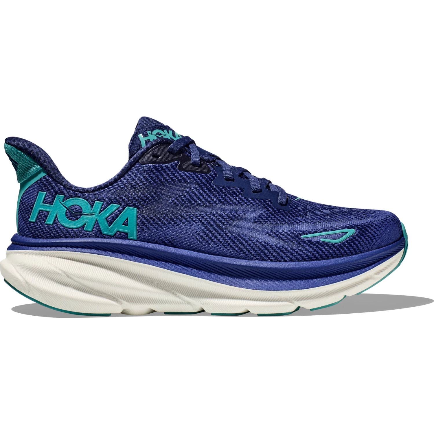 Hoka Clifton 9 Running Shoes Women - Bellwether Blue / Evening Sky 3 Hoka Clifton 9 Running Shoes Women - Bellwether Blue / Evening Sky - Image 3