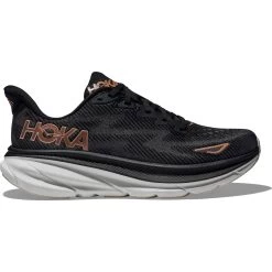 Hoka Clifton 9 Running Shoes Women - Black / Rose Gold 12 Hoka Clifton 9 Running Shoes Women - Black / Rose Gold -Hoka hoka clifton 9 womens running shoes black rose gold 3 1502396