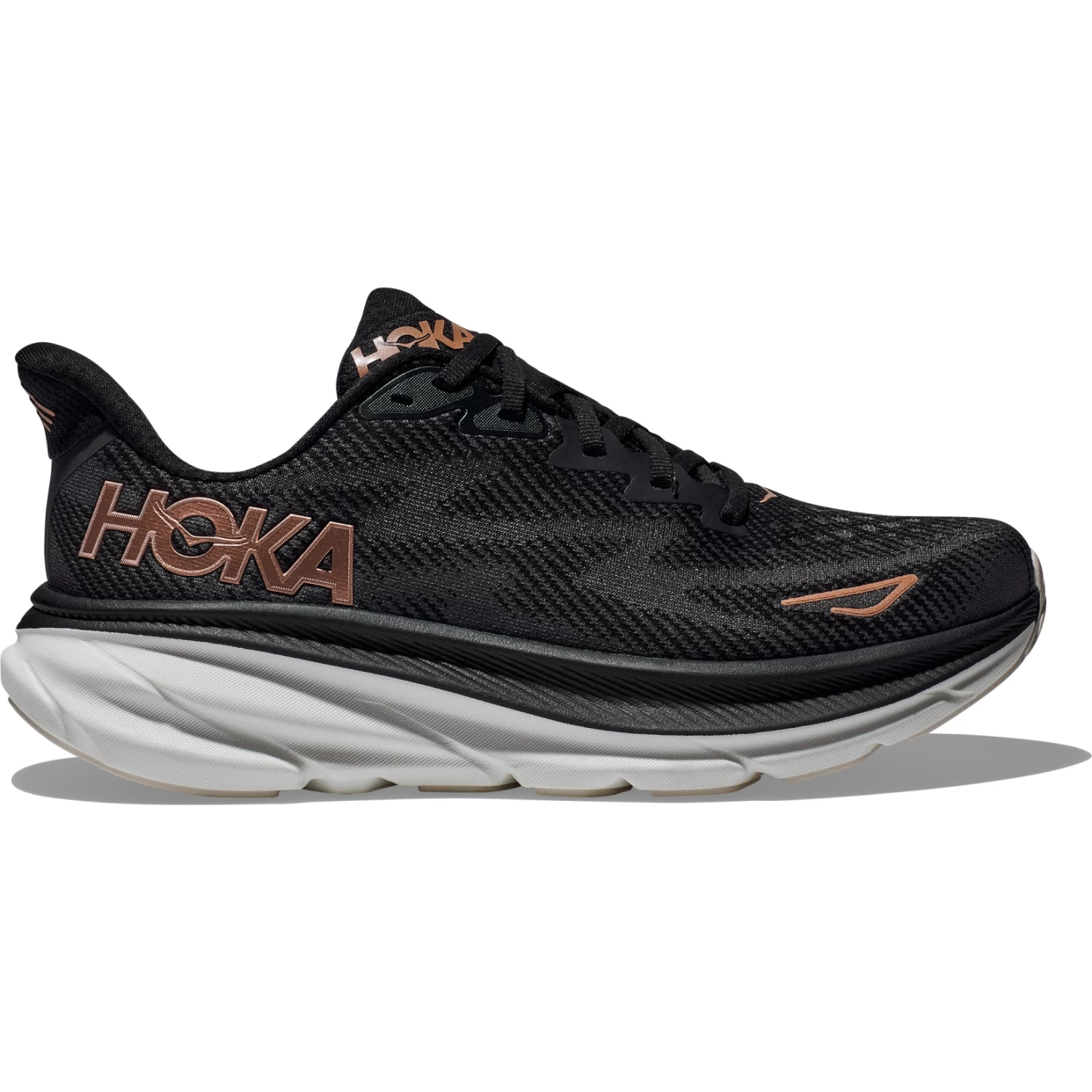 Hoka Clifton 9 Running Shoes Women - Black / Rose Gold 3 Hoka Clifton 9 Running Shoes Women - Black / Rose Gold - Image 3