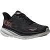 Hoka Clifton 9 Running Shoes Women - Black / Rose Gold