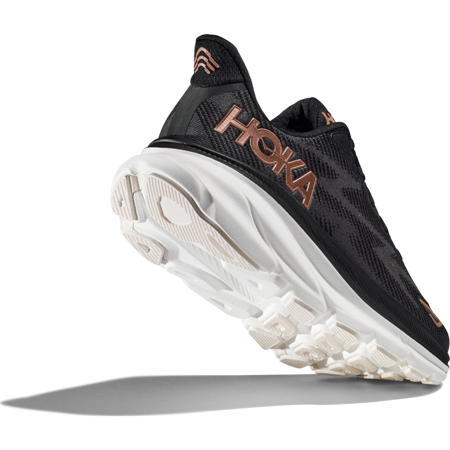 Hoka Clifton 9 Running Shoes Women - Black / Rose Gold 5 Hoka Clifton 9 Running Shoes Women - Black / Rose Gold - Image 5