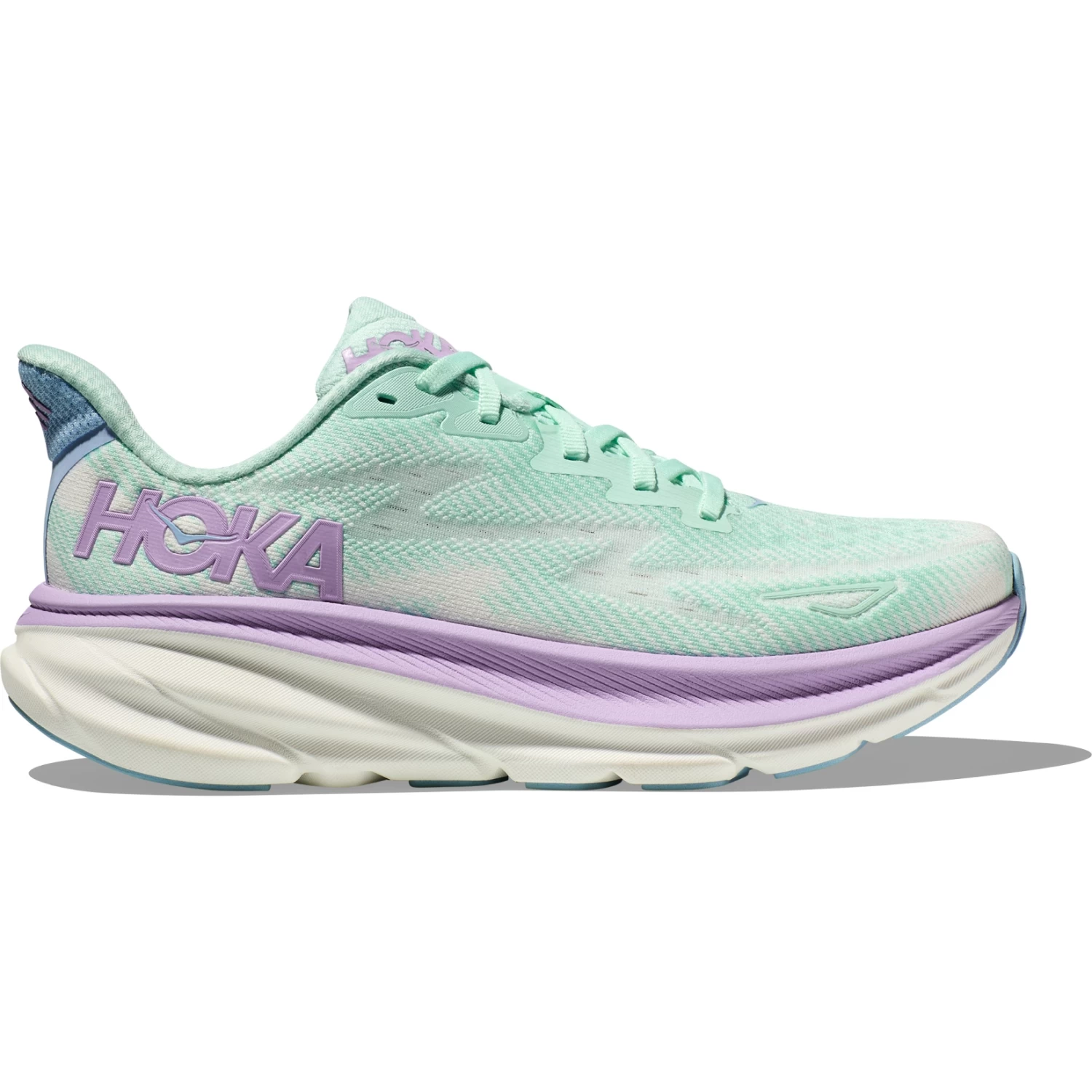 Hoka Clifton 9 Running Shoes Women - Sunlit Ocean / Lilac Mist 3 Hoka Clifton 9 Running Shoes Women - Sunlit Ocean / Lilac Mist - Image 3