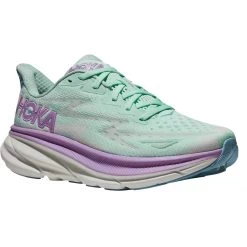 Hoka Clifton 9 Running Shoes Women - Sunlit Ocean / Lilac Mist
