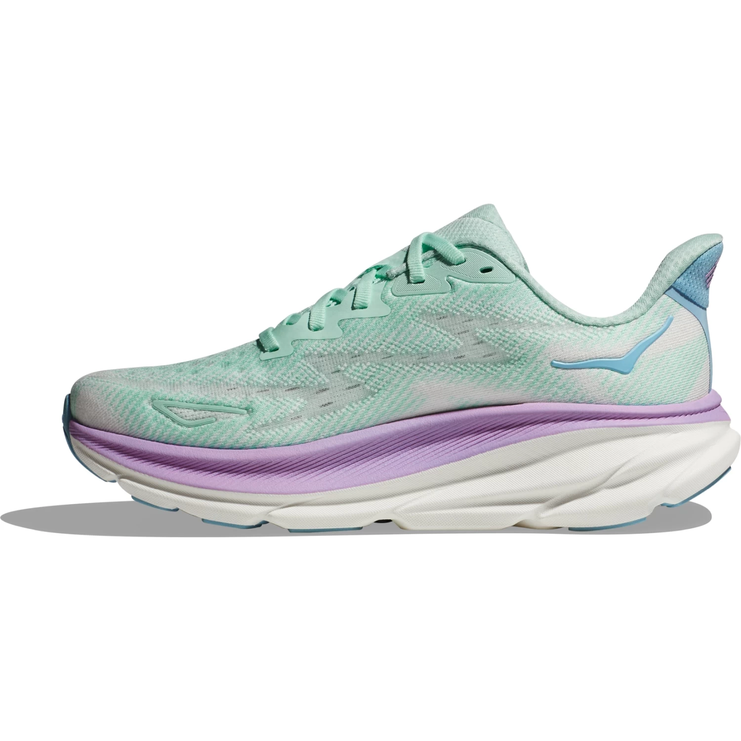 Hoka Clifton 9 Running Shoes Women - Sunlit Ocean / Lilac Mist 4 Hoka Clifton 9 Running Shoes Women - Sunlit Ocean / Lilac Mist - Image 4