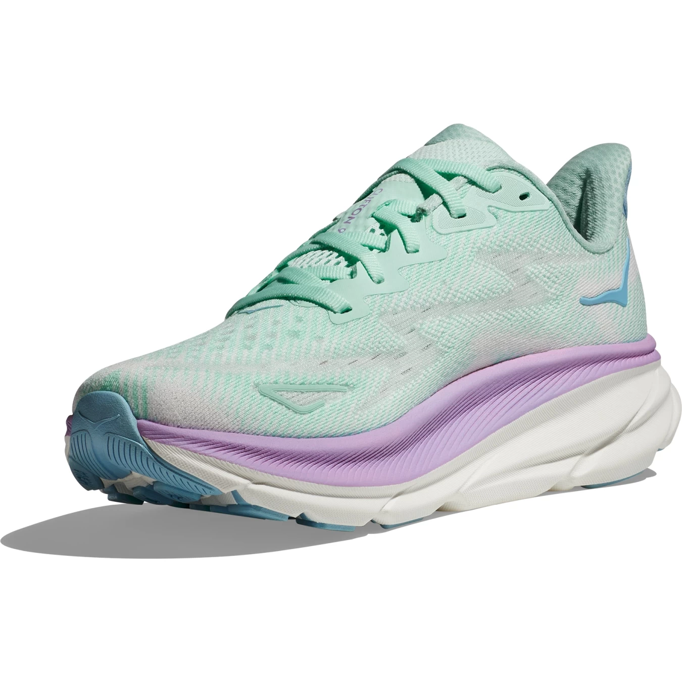 Hoka Clifton 9 Running Shoes Women - Sunlit Ocean / Lilac Mist 2 Hoka Clifton 9 Running Shoes Women - Sunlit Ocean / Lilac Mist - Image 2