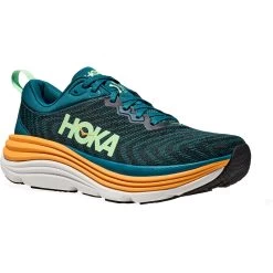 Hoka Gaviota 5 Running Shoes Men - Deep Lagoon / Sherbet