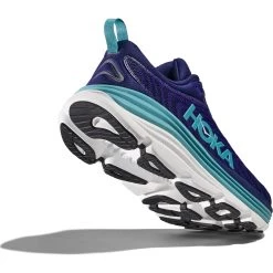 Hoka Gaviota 5 Running Shoes Women - Bellwether Blue / Evening Sky -Hoka hoka gaviota 5 womens running shoes bellwether blue evening sky 4 1502625