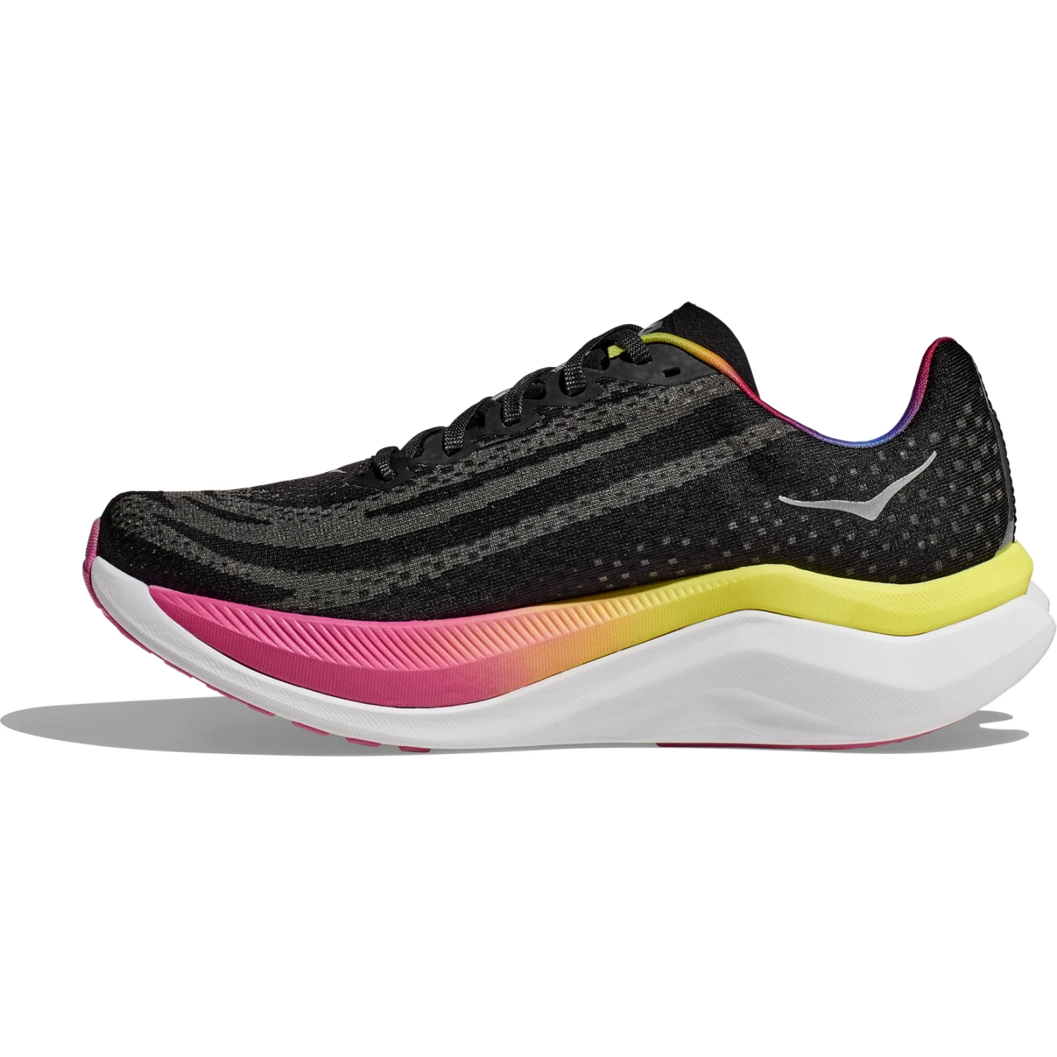 Hoka Mach X Running Shoes Men - Black / Silver 4 Hoka Mach X Running Shoes Men - Black / Silver - Image 4