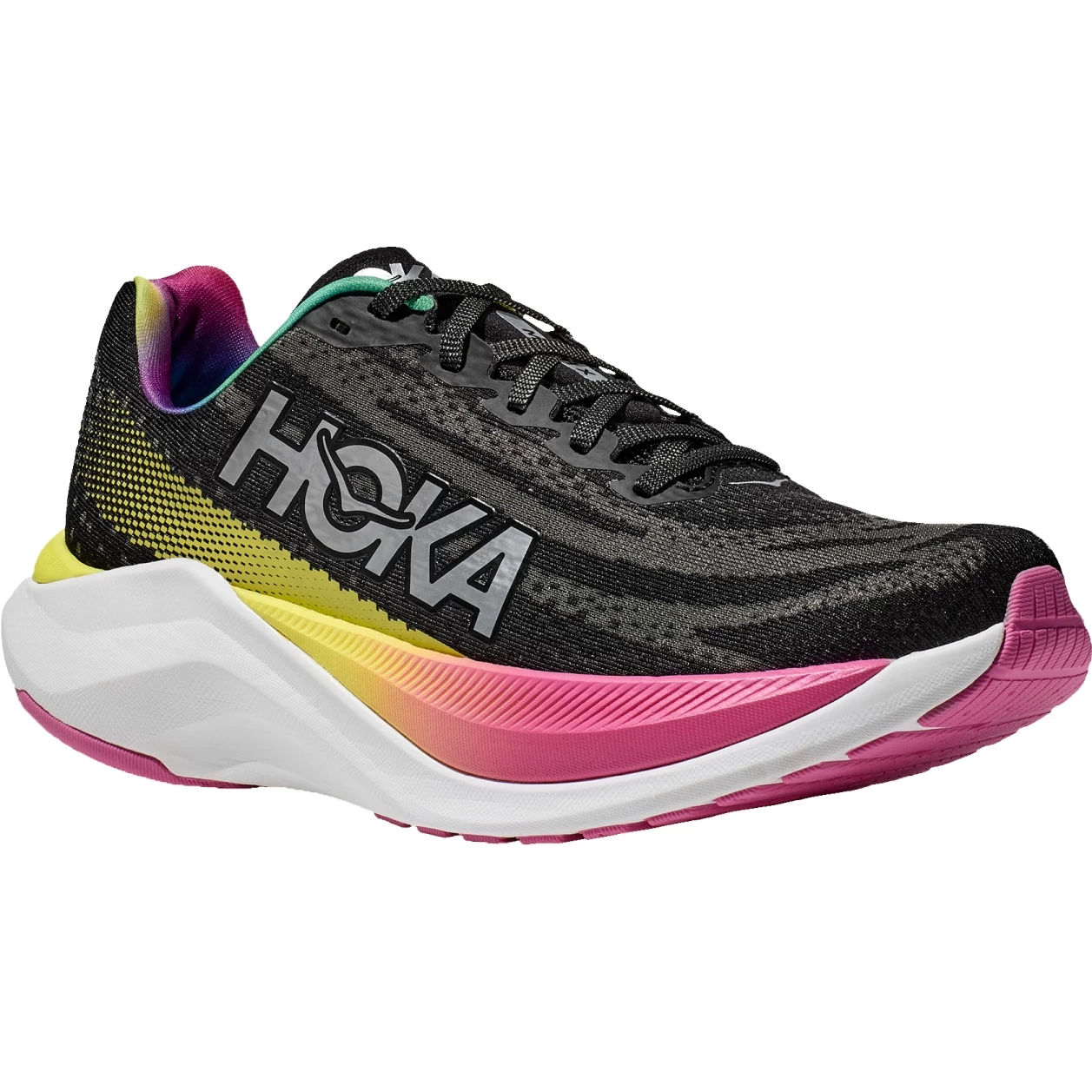 Hoka Mach X Running Shoes Men - Black / Silver 1 Hoka Mach X Running Shoes Men - Black / Silver
