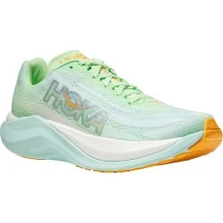 Hoka Mach X Running Shoes Women - Lime Glow / Sunlit Ocean