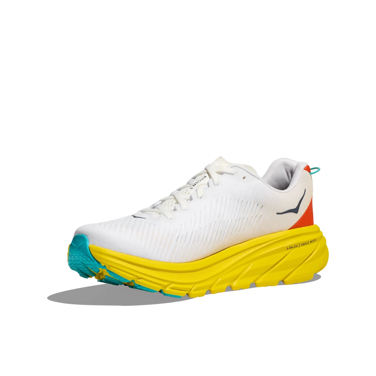 Hoka Rincon 3 Running Shoes Men - White / Eggnog 4 Hoka Rincon 3 Running Shoes Men - White / Eggnog - Image 4