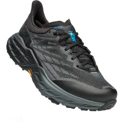Hoka Speedgoat 5 GTX Running Shoes - Black / Black